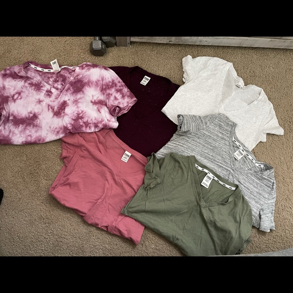 Victoria Secret PINK v-necks large
